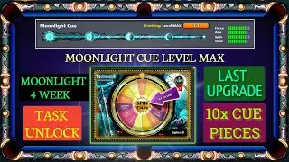 4 Week Task Unlock | 10x Moonlight Cue Pieces | Golden Spin | Last Task & Time | Moonlight Level Max