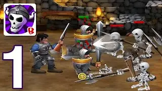 Army of Darkness Defense - Gameplay Walkthrough Part 1 - Waves 1-5 (iOS, Android)