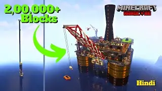 I Transformed the RAID FARM into OIL-RIG in Minecraft #shorts