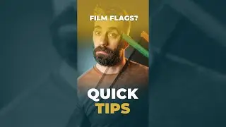 What are flags on a film set?