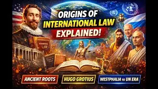 📘 Origins of International Law|Explained in Simple Language for Exams|Public International Law Notes