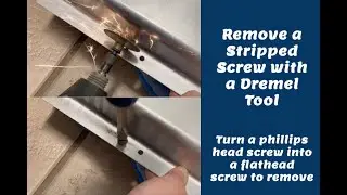Removing a Stuck Stripped Screw