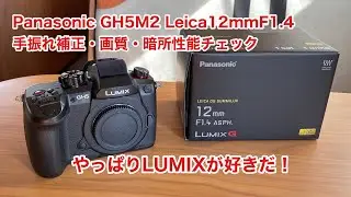 Panasonic LUMIX GH5M2 Leica 12mm F1.4 手振れ補正・画質・暗所性能チェック #933 [4K]