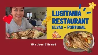 Lusitania Restaurant, Elvas - The best grilled fish in Portugal - ikan panggang terenak di Portugal!