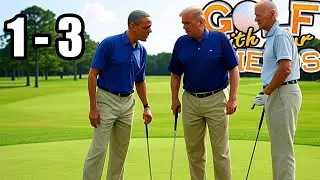 US Presidents Play Golf With Your Friends Custom Maps Mega Compilation (GAMES 1-3)