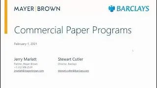 Commercial Paper Programs