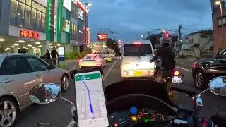 【4K60fps】Motorcycle Touring, Minami Tanaka to Chofu - Japan Motorcycle Tour 2024/11/16