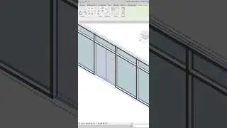 Как добавить двери к навесным стенам в Autodesk Revit