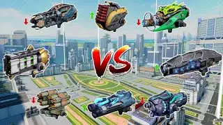 WR🔥 Porthos Hurricane Leiming Chione[Nerf] VS Hazard VS Jaw Cryo Skadi[Buff] Comparison |WAR ROBOTS|