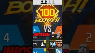 100 Booyah Streak !! Cs Ranked 1VS4 🤯 Impossible Clutch On Live 🍷🗿