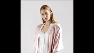 Short Mulberry Silk Robe | ElleSilk