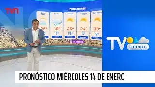 Pronóstico del tiempo: Miércoles 14 de enero 2026 | TV Tiempo