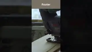 How amazing is this slow motion woodworking router? Flying saw dust! #shorts