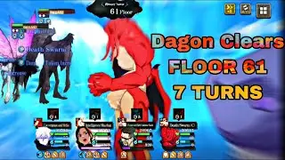 Floor 61 || Dagon Clears floor 61 in 7 Turns || JJK PHANTOM PARADE 