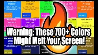 Over 700 Color Codes Swatches