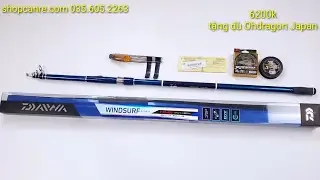 Cần c&acirc;u Daiwa WindSurf 33 405 xuất Nhật ch&iacute;nh h&atilde;ng h&agrave;ng hiếm