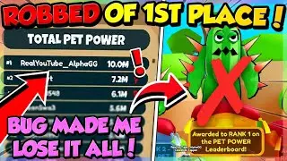 ❌ROBBED OF 🏆1ST PLACE!! GLITCH MAKES ME LOSE!! (Tapper Simulator Roblox)