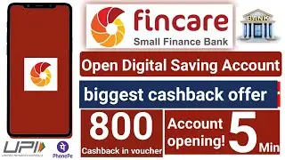 zero balance fincare small finance bank account opening offer