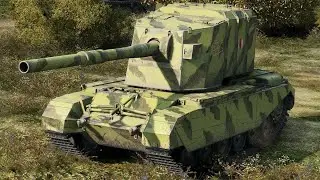 БАБАХА FV4005 в деле, ваншоты, вертухи, игра с головой. Папа в танке 3.