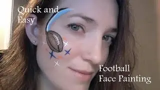 Quick and Easy Football Face Painting