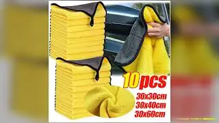 Car Wash Towels Cleaning Cloth Absorbent Dry Cloth General Purpose Microfiber Towel Thickened