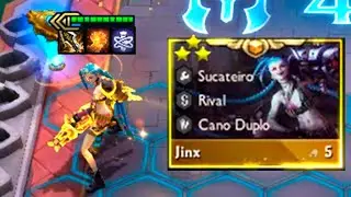 Set 6.5 Jinx ⭐⭐⭐with Infinity Edge, Hand of Justice, Mutant Emblem.