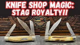 Knife Shop Magic: Vintage Case XX Stag Stockman Transformed!