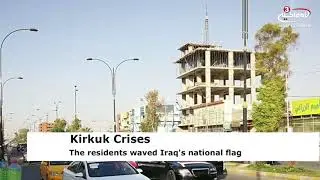 Kirkuk residents take to streets to celebrate Iraqi army&rsquo;s advances