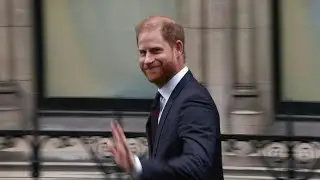 Prince Harry leaves court after telling court tabloids made wife's life 'absolute misery' | AFP
