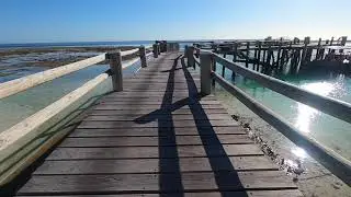 HERON ISLAND Jetty & Wreck. Great Barrier Reef
