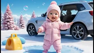Winter Car Wash | Fun Snowy Cleaning Song for Toddlers & Preschoolers