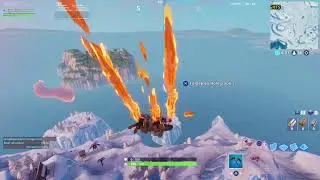 Fortnite Fortbyte #36 Accessible with the Sentinel outfit on a frozen island