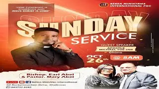 Berea Ministries International | Sunday Service | 26.10.2025