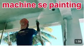 machine se painting|| silai machine se paint kaise sile🥲
