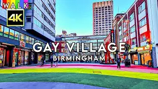 🇬🇧 Gay Village Birmingham | UK Walk | From City Centre To Chinatown and Gay Village 2024 [4k] 2024
