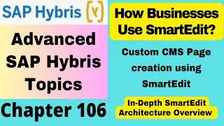 Архитектура SmartEdit, пользовательские страницы CMS, инфраструктура авторизации в SAP Commerce C...