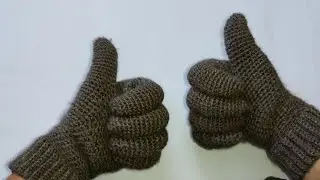 how to crochet gloves | Step by Step