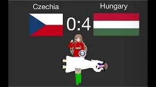 Hetalia 2000 Olympic Games  Czechia 0:4 Hungary  Men&rsquo;s  Football 