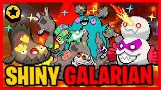 EVERY MAJOR FIGHT FROM MY SHINY GALARIAN UNOVA CHALLENGE IN POKEMON SWORD AND SHIELD