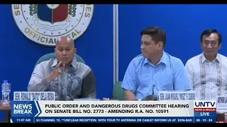Public Order and Dangerous Drugs Committee hearing on Senate Bill No. 2773 - Amending R.A. No. 10591