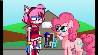 FNF Amy vs Pinkie Pie - Blockhead [swearing!]