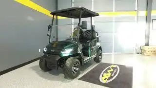 Advanced EV Advent Metallic Green 48V Lithium Electric Golf Cart 2 Passenger Course Ready