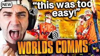 NRG's FULL WORLD CHAMPIONSHIP COMMS (REACTION) | Rocket League
