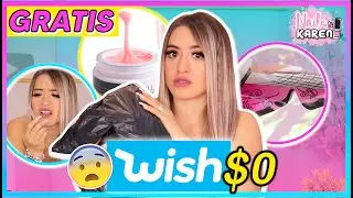 PROBANDO COSAS de U&Ntilde;AS que son GRATIS en WISH!! * Gast&eacute; $0!