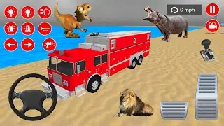 Real Fire Truck Driving Simulator Rescue Games 2022 - Fire Fighting Android Gameplay #2