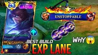 WTF DMG!!😱 ROGER EXP LANE!! - ДЛЯ ЛУЧШЕЙ ГЛОБАЛЬНОЙ СБОРКИ ROGER DAMAGE - MLBB