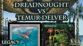 Phyrexian Dreadnought vs Temur Delver [MTG Legacy]