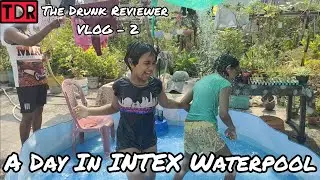 DAY IN INTEX WATERPOOL #vlog #vlogs #waterpool #intexpool