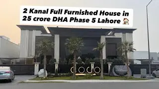 Inside PKR 25 crore slightly used solid 2 kanal full furnished house DHA phase 5 Lahore