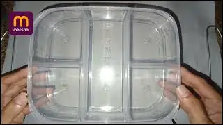 Meesho air tight fridge storage box unboxing 